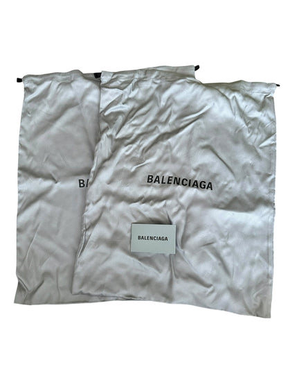balenciaga Distressed Canvas Combat Strike Boots