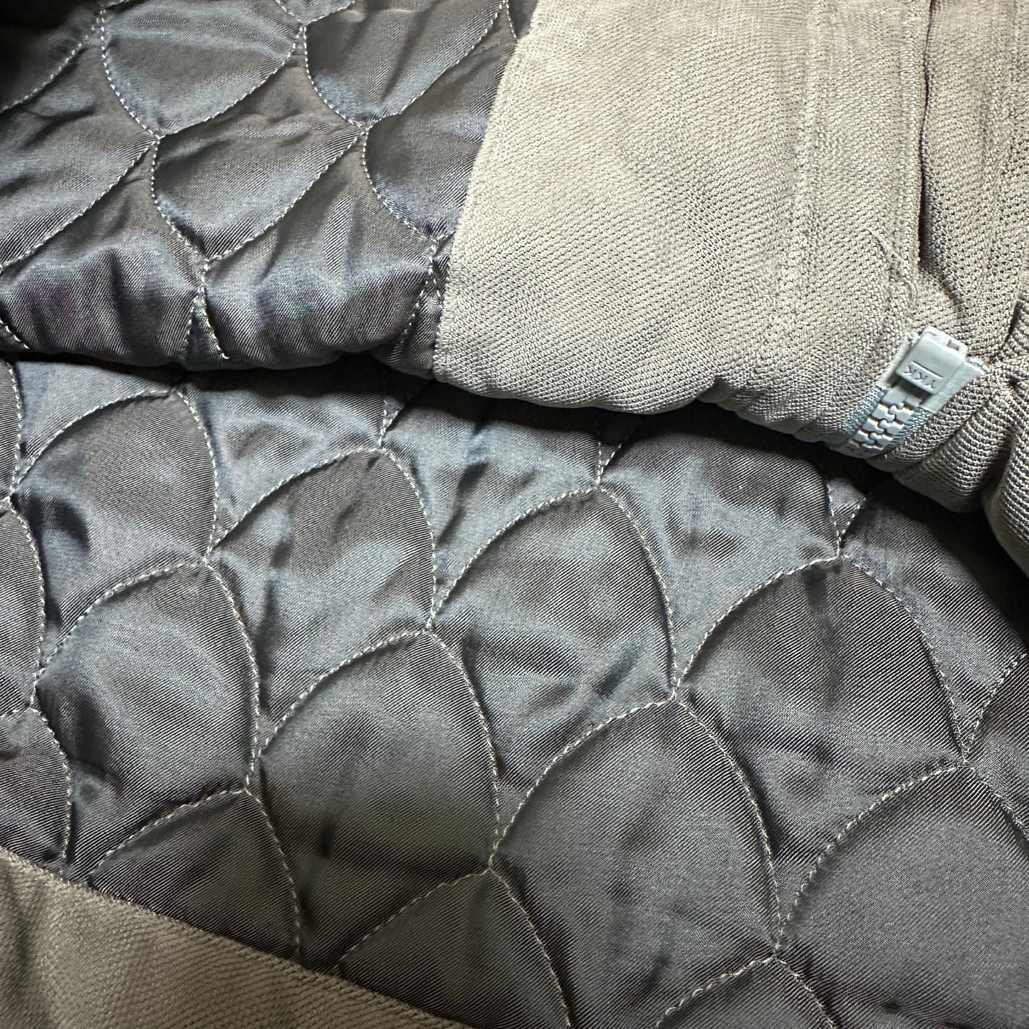 Christian Dior Khaki Military Quilted Hooded Coat