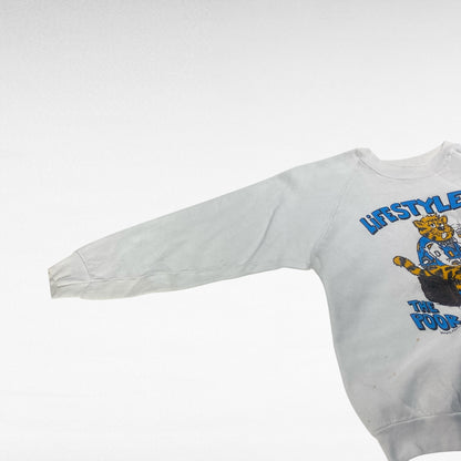 unknown 80s Sweatshirt White Size M