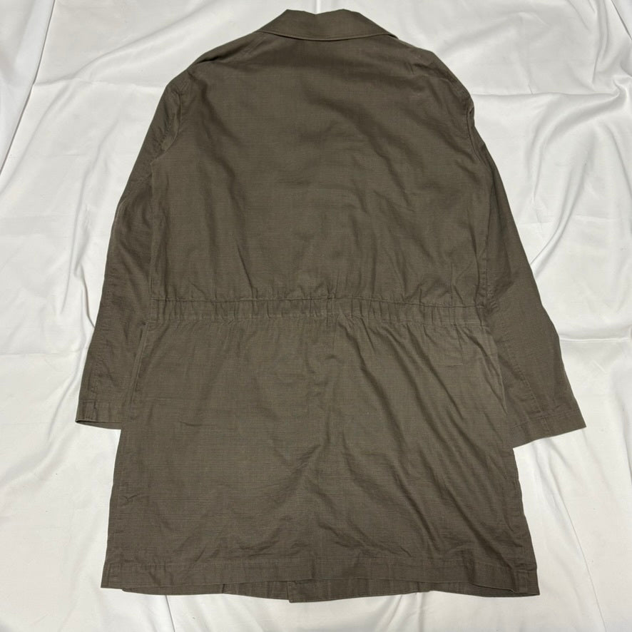 STEPHAN SCHNEIDER Khaki Cotton Balmacaan Coat Size 4