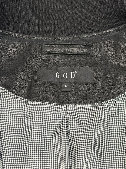 Vintage Black G.G.D Pig Leather Shirt Size 2