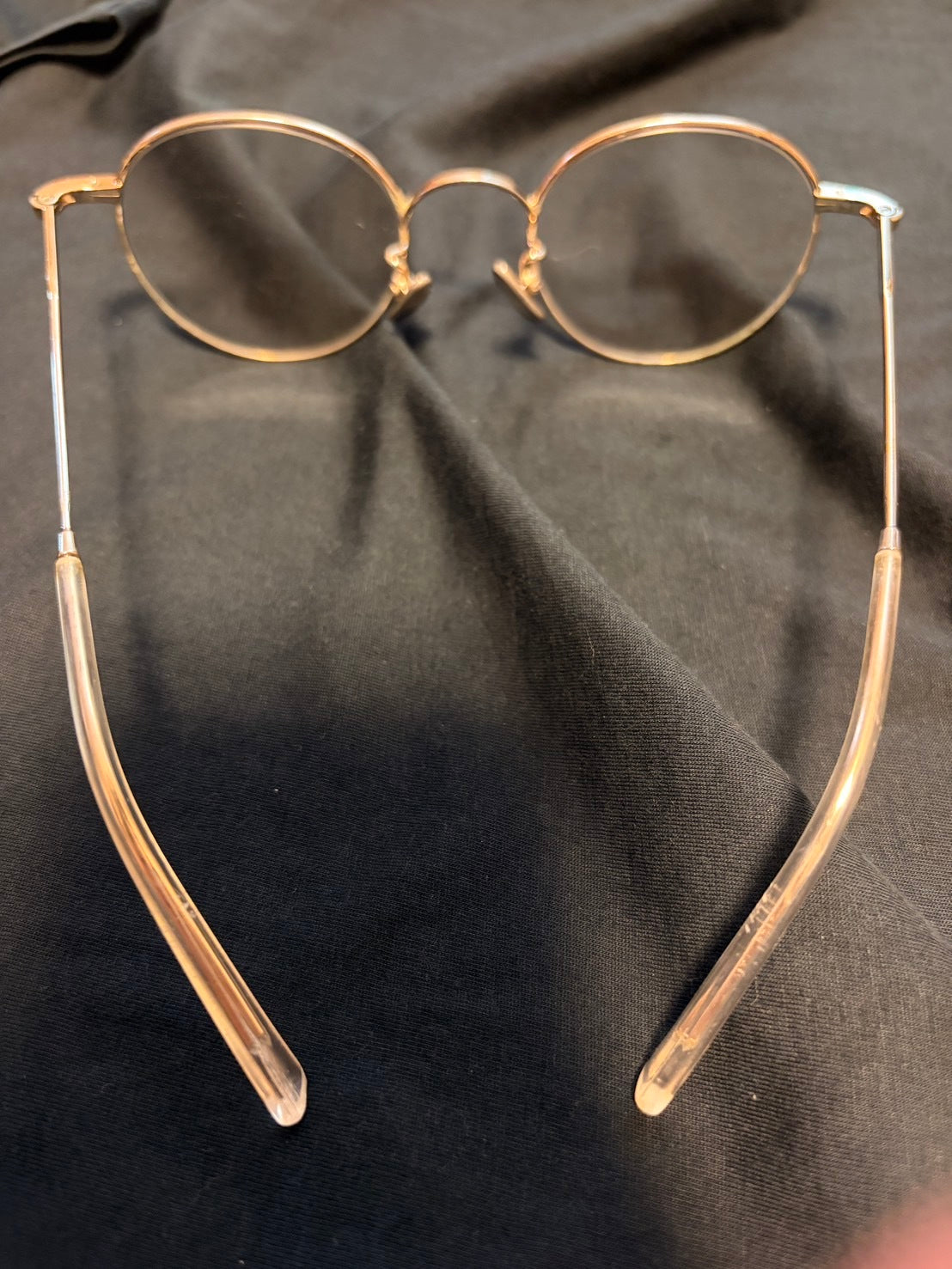 A.D.S.R. LOU Classic Gold Lt Yellow Lens Sunglasses Size ONE SIZE