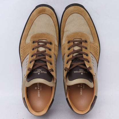 LOUIS VUITTON Harlem Monogram Sneakers Brown Size 25.5cm