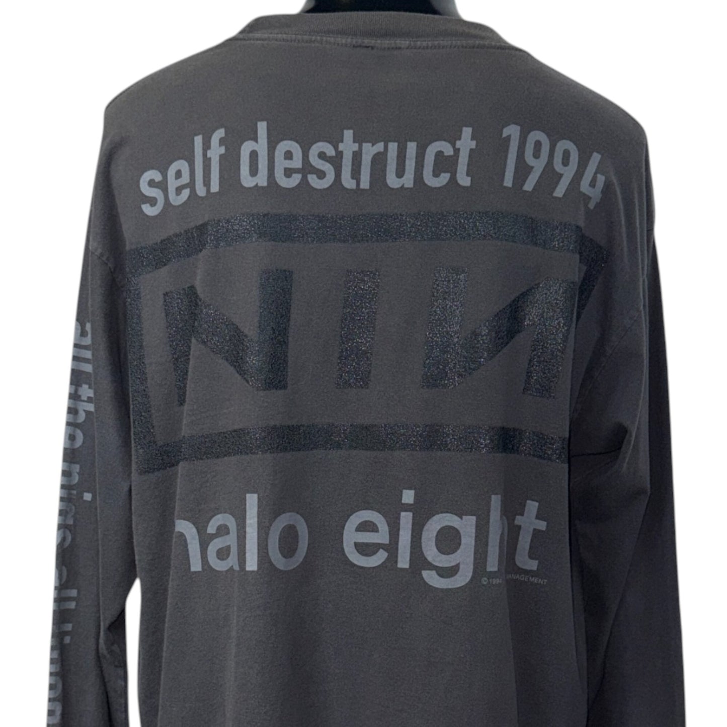 NINE INCH NAILS 90s Long Sleeve T-Shirt Size XL