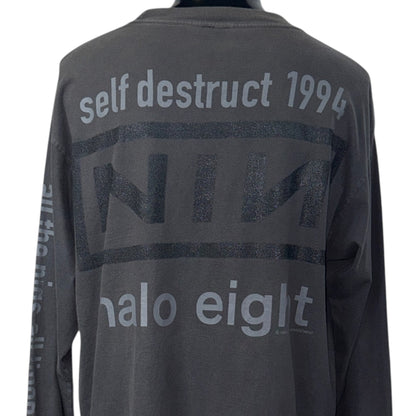 NINE INCH NAILS 90s Long Sleeve T-Shirt Size XL