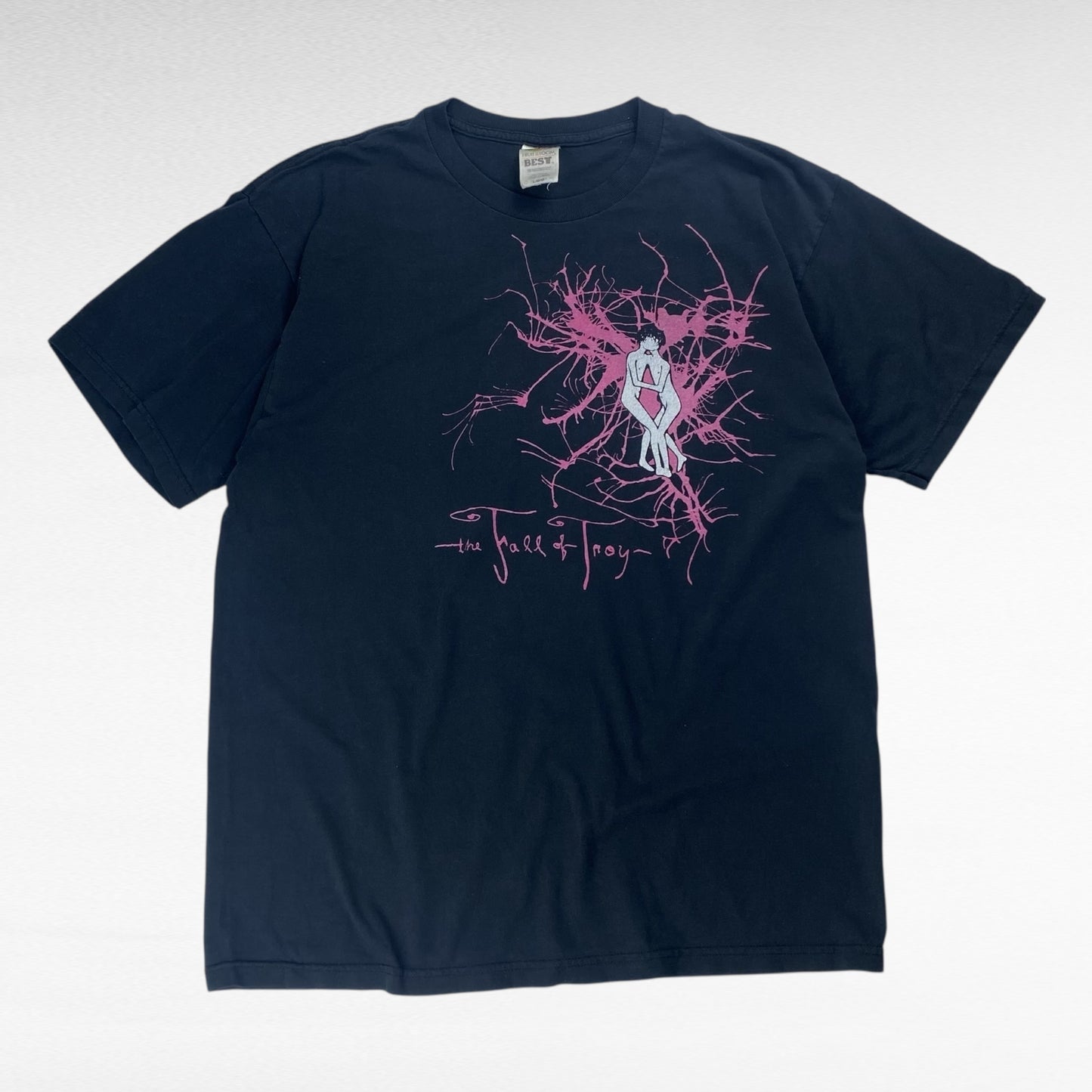 Fruit Of The Loom Graphic T-Shirt Black Size L