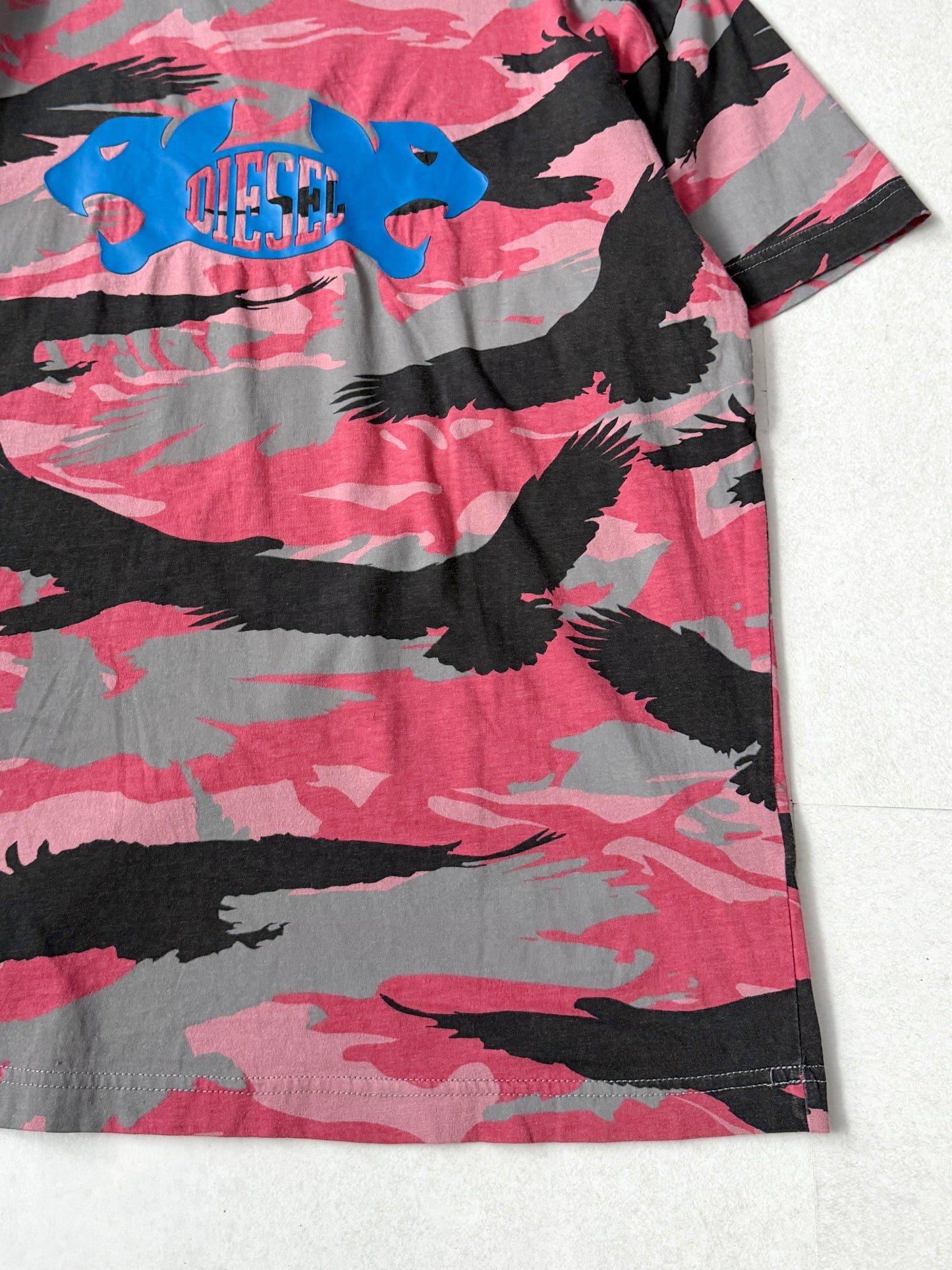 Diesel All-over Pattern T-Shirt Size S