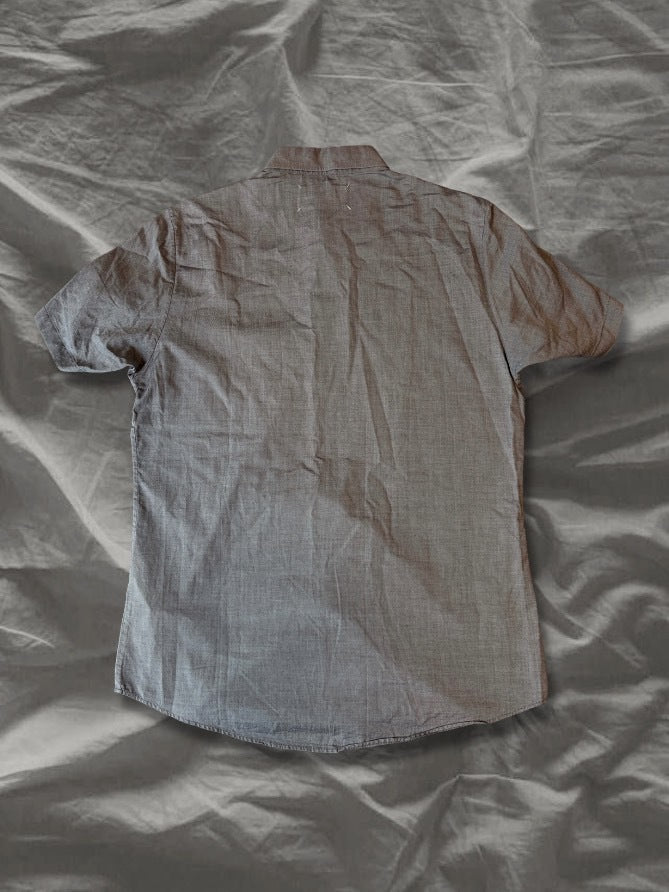 Maison Martin Margiela SS13 Deconstructed Shirt Gray Size S
