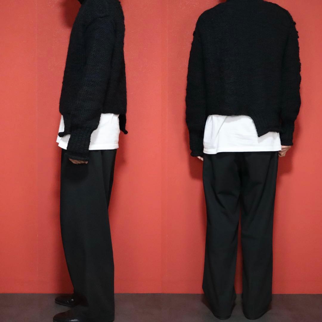 Y's 22AW Asymmetric Deconstructed Wool Knit Size 2