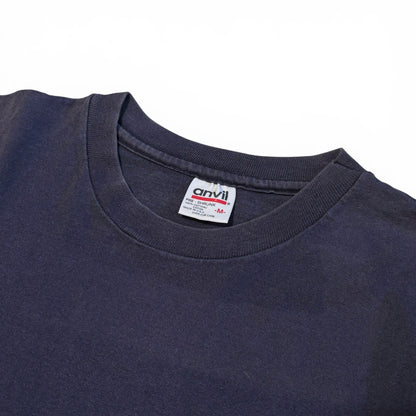 Vintage 90s Anvil "XTC" Single Stitch T-Shirt Blue Size M