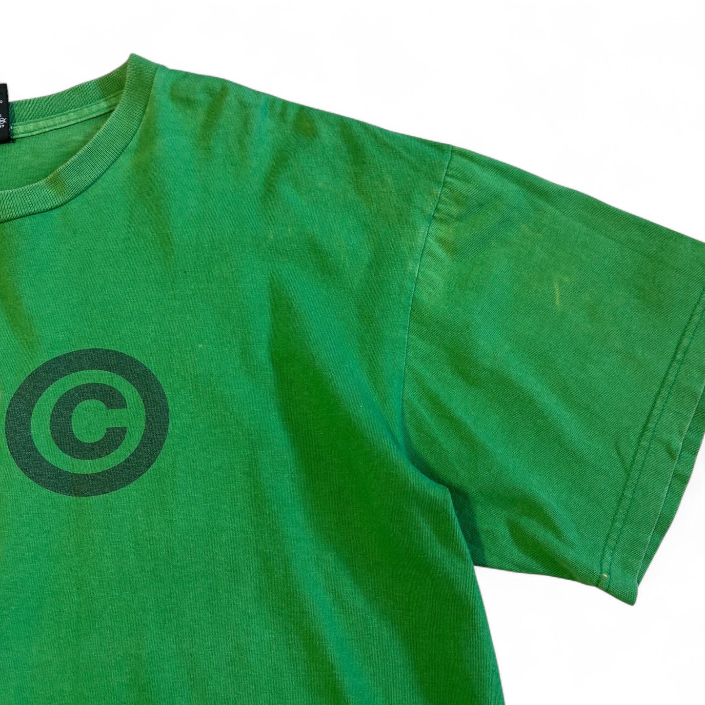 Vintage Stussy S2©︎ NYLTLA Faded Green T-Shirt Size L