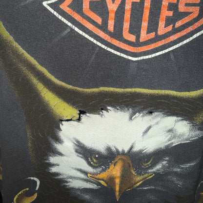 HARLEY-DAVIDSON 90s Eagle Eyes Single Stitch T-Shirt Size L