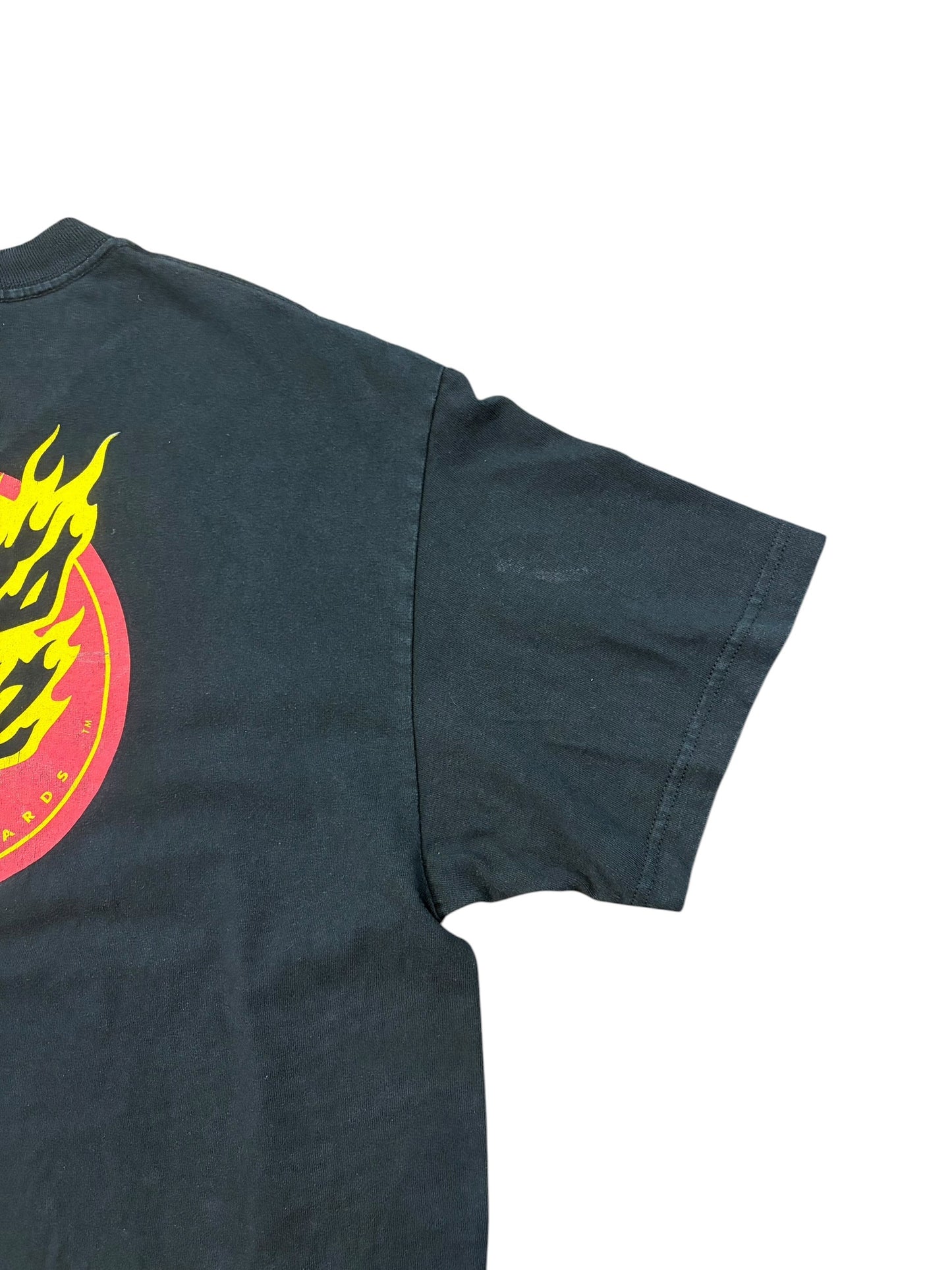 SANTA CRUZ Y2K Fire Pattern Logo T-Shirt