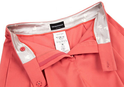EMPORIO ARMANI Cotton Blend Stretch Salmon Pink Pants Size 38