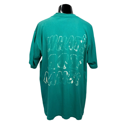 SNOOP DOGGY DOGG 90s "WHAT'S MY NAME?" Faded Green Size XL