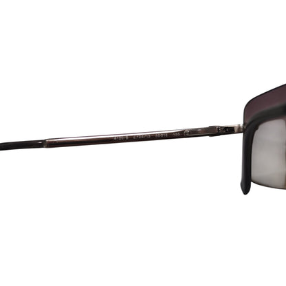 CHANEL Light Stone Rimless Silver Frame Sunglasses