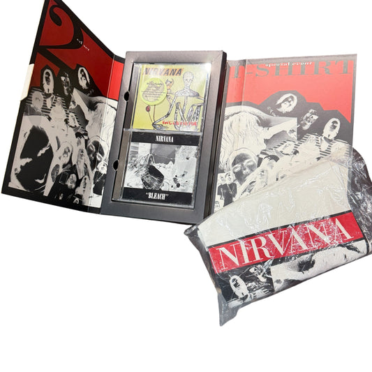 Nirvana 90s BOX Helter Skelter ITALY Limited Box Set T-shirt Size XL