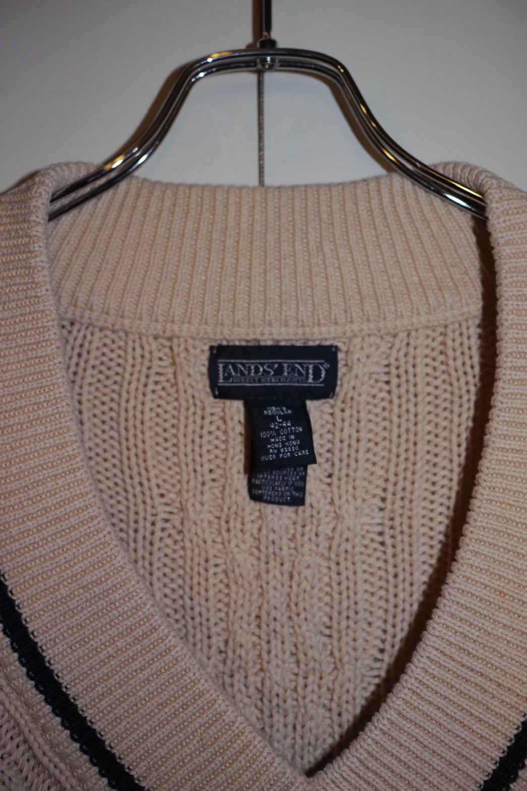 Lands' End 90s Cotton Tilden Knit Size L
