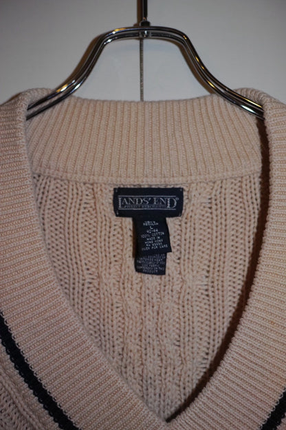 Lands' End 90s Cotton Tilden Knit Size L
