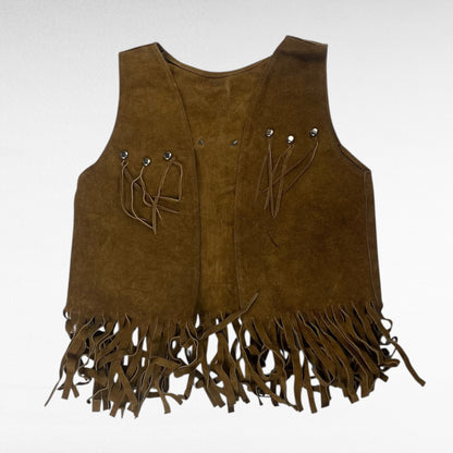 unknown Leather Vest Brown Size S