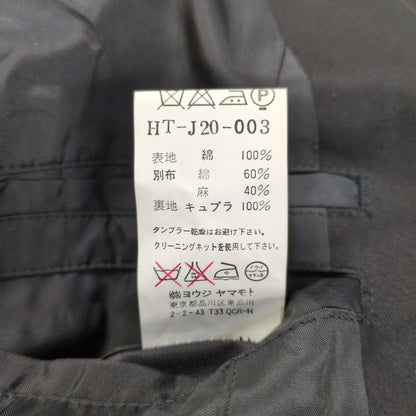 Yohji Yamamoto POUR HOMME 07SS Layered Jacket Black Size 3