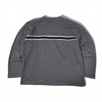 Vintage 90's Stussy Line Sweater Made in USA Cotton Size S
