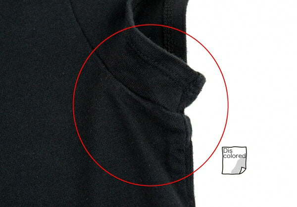 ISSEY MIYAKE Tape Stitch Design T-Shirt Black Size 2