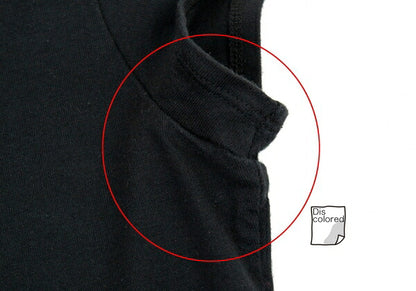 ISSEY MIYAKE Tape Stitch Design T-Shirt Black Size 2