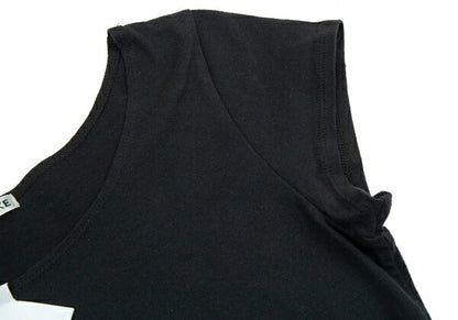 ISSEY MIYAKE Tape Stitch Design T-Shirt Black Size 2