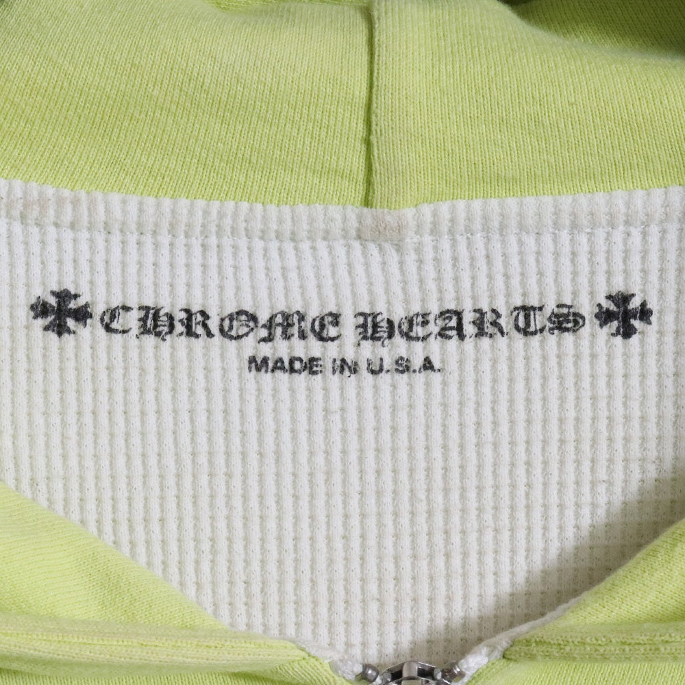 CHROME HEARTS Matty Boy PPO Chain Game Hoodie Green Size XL