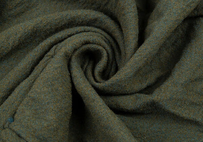 JURGEN LEHL Shibori Wool Scarf Green