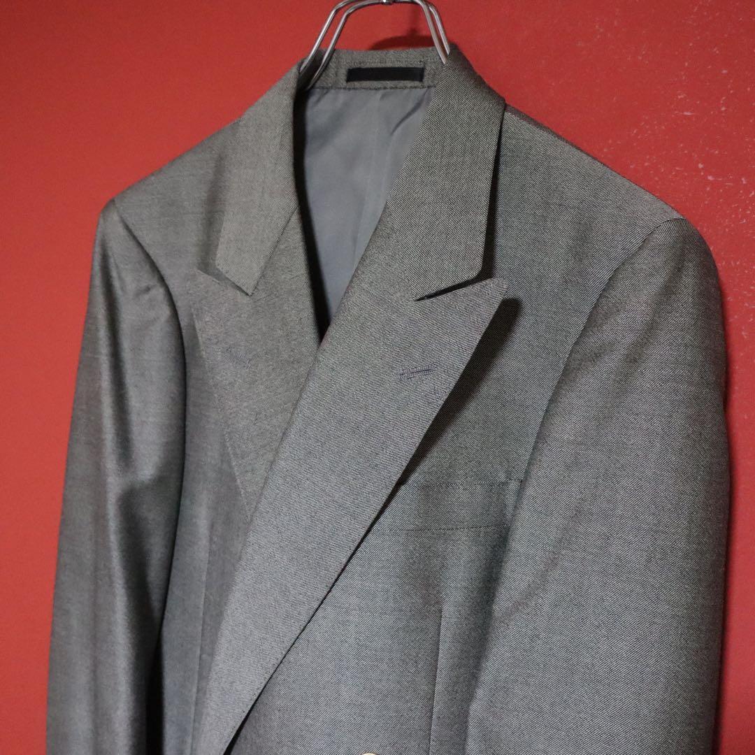 Vintage Burberrys Double-Breasted Wool-Mohair Jacket Size XS