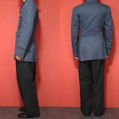 Vintage Burberrys 1950s RAF Military Wool Jacket Size FREE