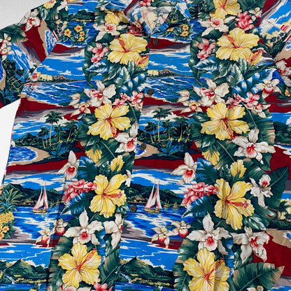 ROYAL CREATIONS Open Collar Shirt Size L
