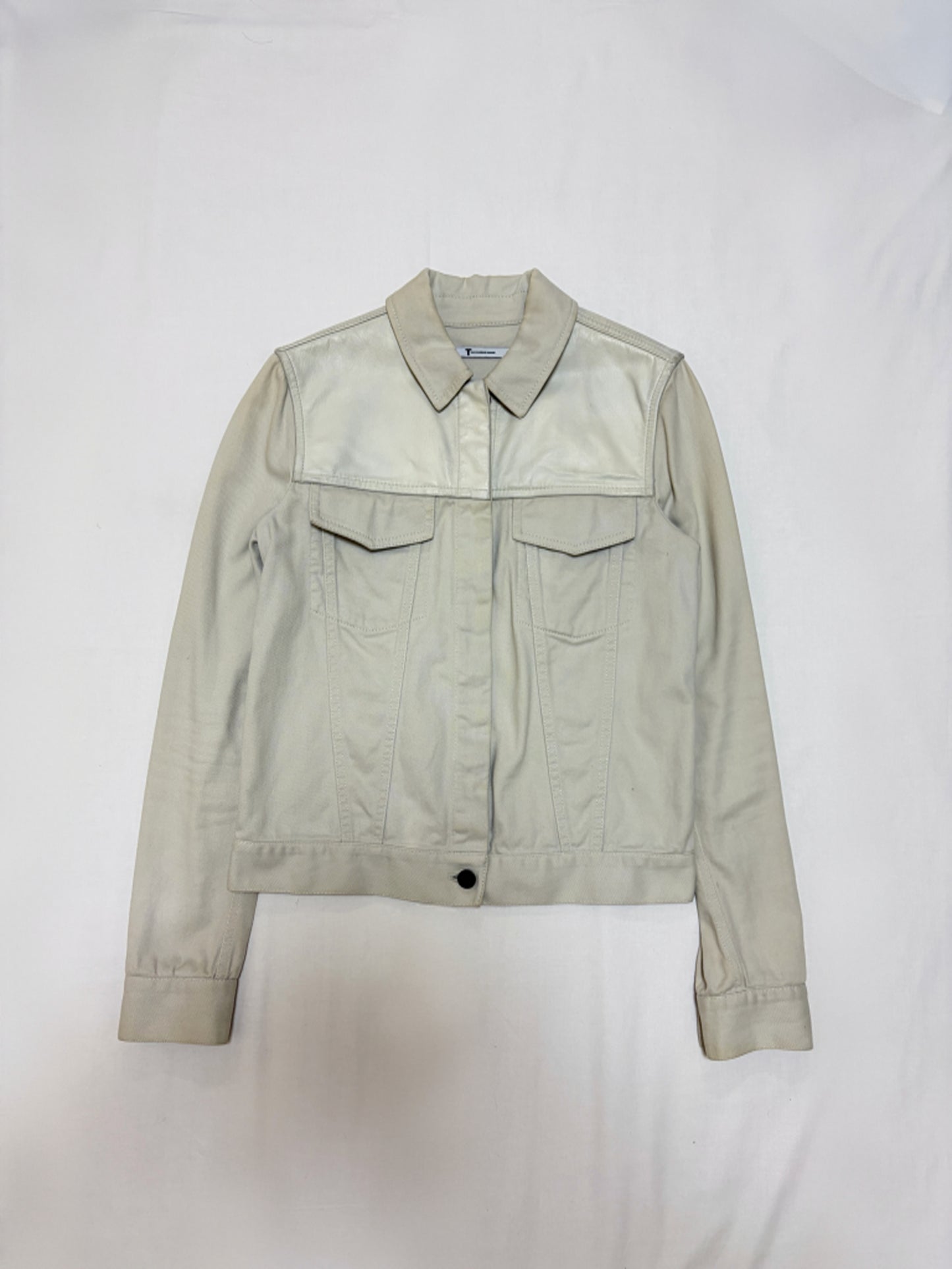 Alexander Wang Alexander Wang Beige Leather Jacket Size M