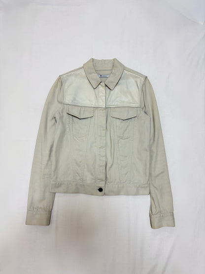 Alexander Wang Alexander Wang Beige Leather Jacket Size M