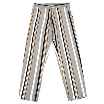 Y's 18SS Cotton Alternate Stripe Pants Gray Size 1