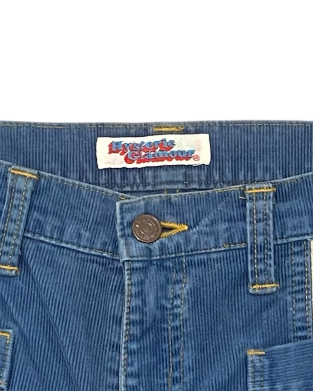 Hysteric Glamour Corduroy Star Stripe Pants Blue