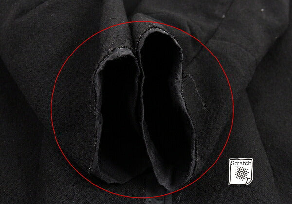 COMME des GARCONS Shifted Bonding No-Collar Coat Size M