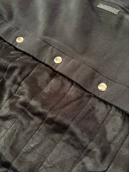DIESEL BLACKGOLD Cotton Quilted Half-Zip Sweatshirt Size XS