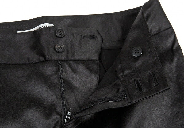 ISSEY MIYAKE Poly Stretch Coated Pants Black Size 3