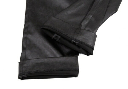 ISSEY MIYAKE Poly Stretch Coated Pants Black Size 3