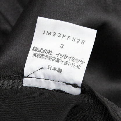 ISSEY MIYAKE Poly Stretch Coated Pants Black Size 3