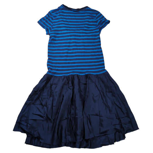 sacai luck Cupro Switching Layered S/S Top Blue Size 2