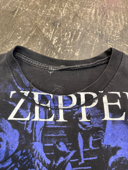 Led Zeppelin Pink Floyd Marilyn Manson PRINT T-Shirt Size L