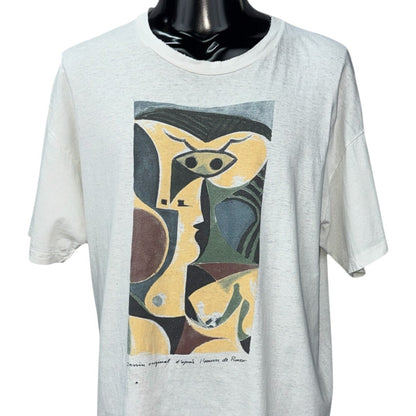 PABLO PICASSO 90s Cubism Art Print T-Shirt Size XL
