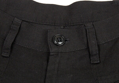 Y's Tencel Linen Straight Pants Black Size 2