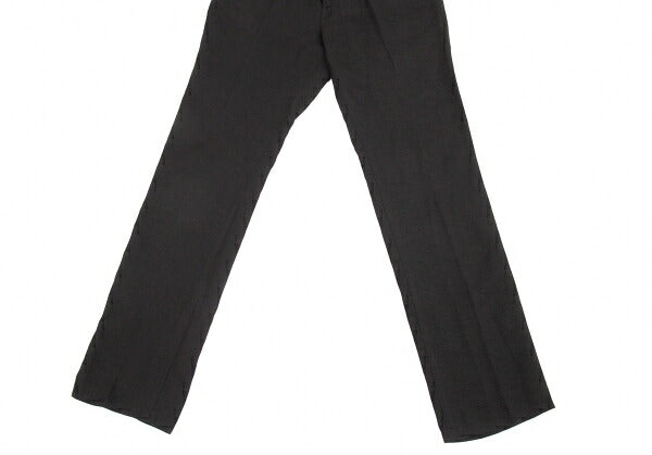 Y's Tencel Linen Straight Pants Black Size 2