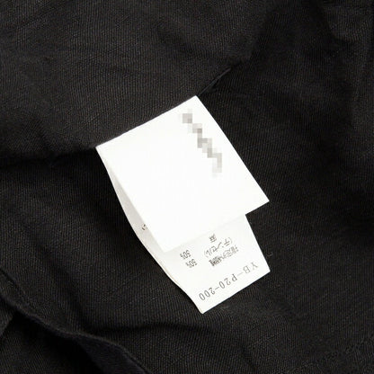Y's Tencel Linen Straight Pants Black Size 2