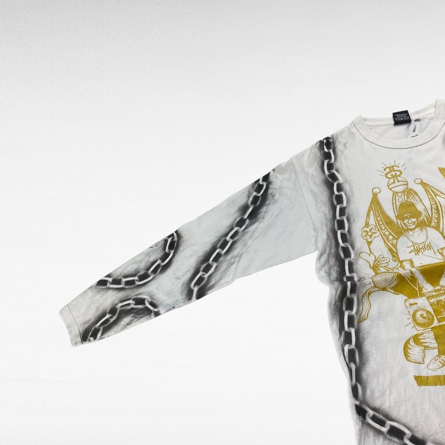 Stussy x RAN DMC Long Sleeve T-Shirt White Size M